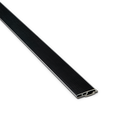 AIRFORCE plast profil bagsiden glas tykkelse 8/8/4 (17.52mm) L=5000mm, plast sort
