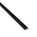 AIRFORCE plast profil forside glas tykkelse 10/10/4 (21.52mm) L=5000mm, plast sort