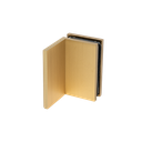 EXCITE connector glass-wall 90° glass 8/10mm, brass gold brushed