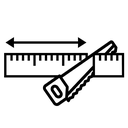 Skjæring håndliste rustfritt stål