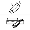 Bending and cutting stainless steel glass handrail (1-5 pcs.)