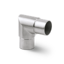 EMPIRE STATE POST corner connector 90° sharp Ø42.4x2mm, AISI 304 satined