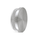 Endcap flat Ø42.4x2mm, AISI 316 satined