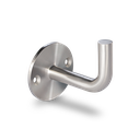Handrail bracket for welding flat connection with 2 mounting holes, AISI 304 satined (discontinued product until 30/06/2026 or while stocks last)