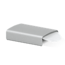 Connector Glass edge protection for glass 24-25.5mm, AISI 316 satined