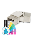 Corner connector horizontal adjustable 90-180° Glass handrail 40x30x1mm, AISI 316 ARMOR RAL