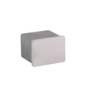 Endcap flat for U-profile 40x30x2mm, AISI 304 satined