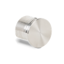 Endcap flat for glass handrail Ø42.4x1.5mm, AISI 304 satined
