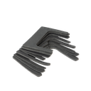 EXCITE Glass rubber for sauna use glass-wall 180° for glass 8/10mm (please note: max. load reduced to 35kg)