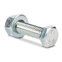 TL-6501 Monteringssæt til stål M10x60mm med sekskantet hoved stål zinc overfl.