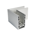 TF-6620 hjørne ind/udv, aluminium natur anodiseret