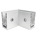 TF-6621 inside corner 90°, aluminum mill finish