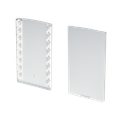 TF-6621 endcap left, aluminum mill finish