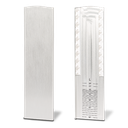 TF-6621 endcap left with covercap for stairway, aluminum mill finish