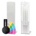 TF-6621 endcap left with covercap for stairway, aluminum RAL structure