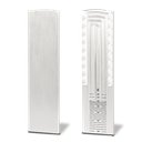 TURBOFLEX TL-6621 Endelokk høyre med dekkappe for trappe aluminium natur anodisert