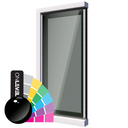 SKYFORCE-Top Sound Shield incl. rubberset for glass xxxxmm height xxxxmm, alum. RAL shiny