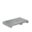 TF-3620 spacer thickness 18mm, aluminum mill finish