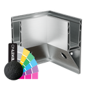 TF-3621 inside corner 90°, aluminum RAL structure