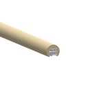 LAZORTRACK glass handrail Ø42mm L=2.5mtr, oak laquered (discontinued product until 30/06/2026 or while stocks last)