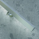LAZORTRACK wall handrail set 42x34mm L=10mtr, alum. natural anodized