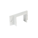 LAZORTRACK wall handrail 42x34mm wall connector, aluminum mill finish