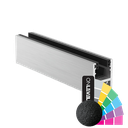 KAZIWALL top profile glass 20.76/21.52mm L=5000mm, aluminum RAL structure