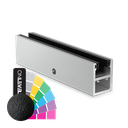 KAZIWALL side profile glass 20.76/21.52mm L=2500mm, aluminum RAL structure