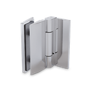 ZUPPA showerdoor hinge glass-wall 90°, opening inside glass 8/10mm, brass chrome plated
