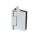 ZUPPA showerdoor hinge glass-wall 90°, opening outside glass 8/10mm, brass chrome plated