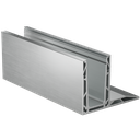 TF-3620 glass profile L=2500mm, aluminum mill finish