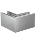 TF-3620 outside corner 90°, aluminum natural anodized