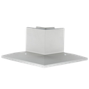 TL-3030 Indv. hjØrne 90° aluminium natur anodiseret