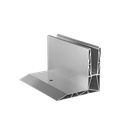TL-3120 Glass profile L=2500mm aluminum natural anodized