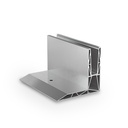 TL-3120 Glass profile L=5000mm aluminum mill finish