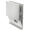 TL-3121 Glass profile  L=5000mm aluminum mill finish
