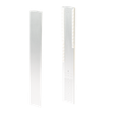TL-3121 Endcap right half height covercap for stairway aluminum mill finish