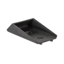 Trans-Level glas stop for alle 2.0 | 3.0 kN glasprofiler, plast sort