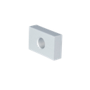 TL-3021/3121 Mont. block hulØ11mm alum. natur anodiseret (PK=8)