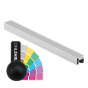 Top-dekke 3.0kN, B=3mm, L=5000mm aluminum RAL matte