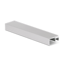Top-dekke 3.0kN, B=20mm, L=5000mm aluminium rå overflate