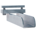 TL-5010 Monteringsbrakett L=300mm stål zink legeret