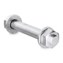 GUARDIAN OF THE UNIVERSE Center Mounting bolts side mount on steel M12x75mm, steel zinc plated